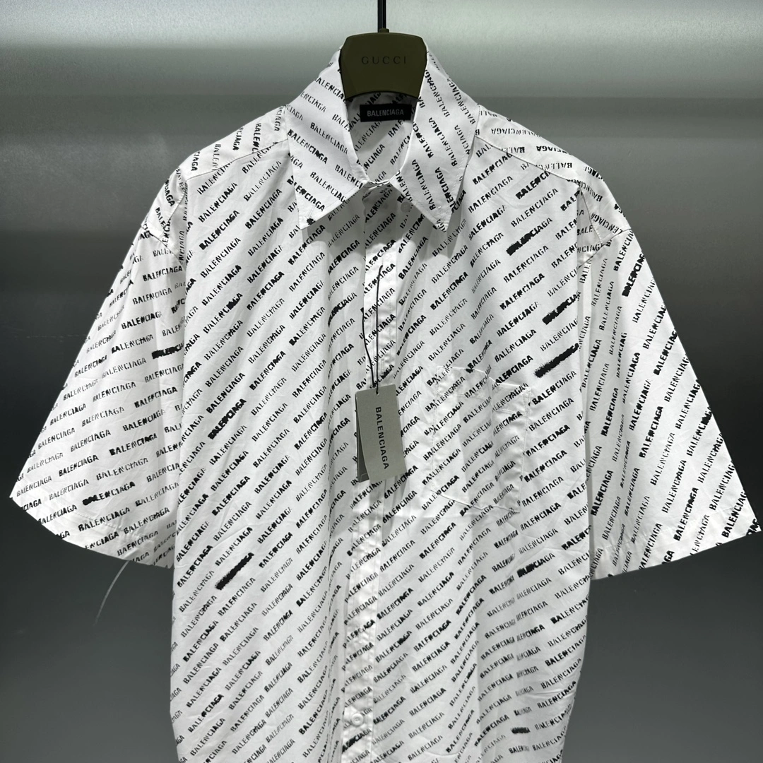 Colorful B*alenciaga shirt Top Quality D17 20240518- 10424
