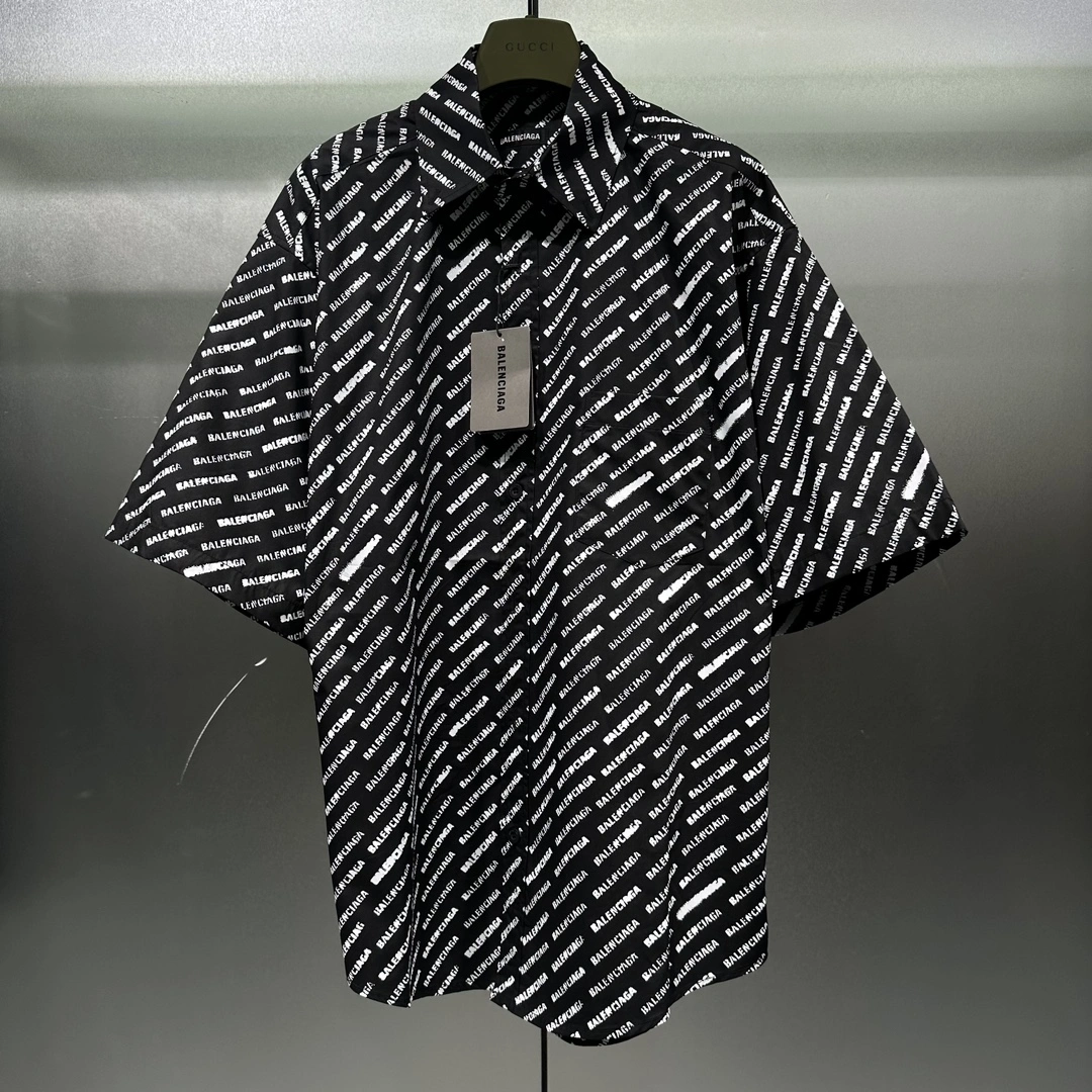 ZeroBulk B*alenciaga shirt Top Quality D17 20240518- 10423
