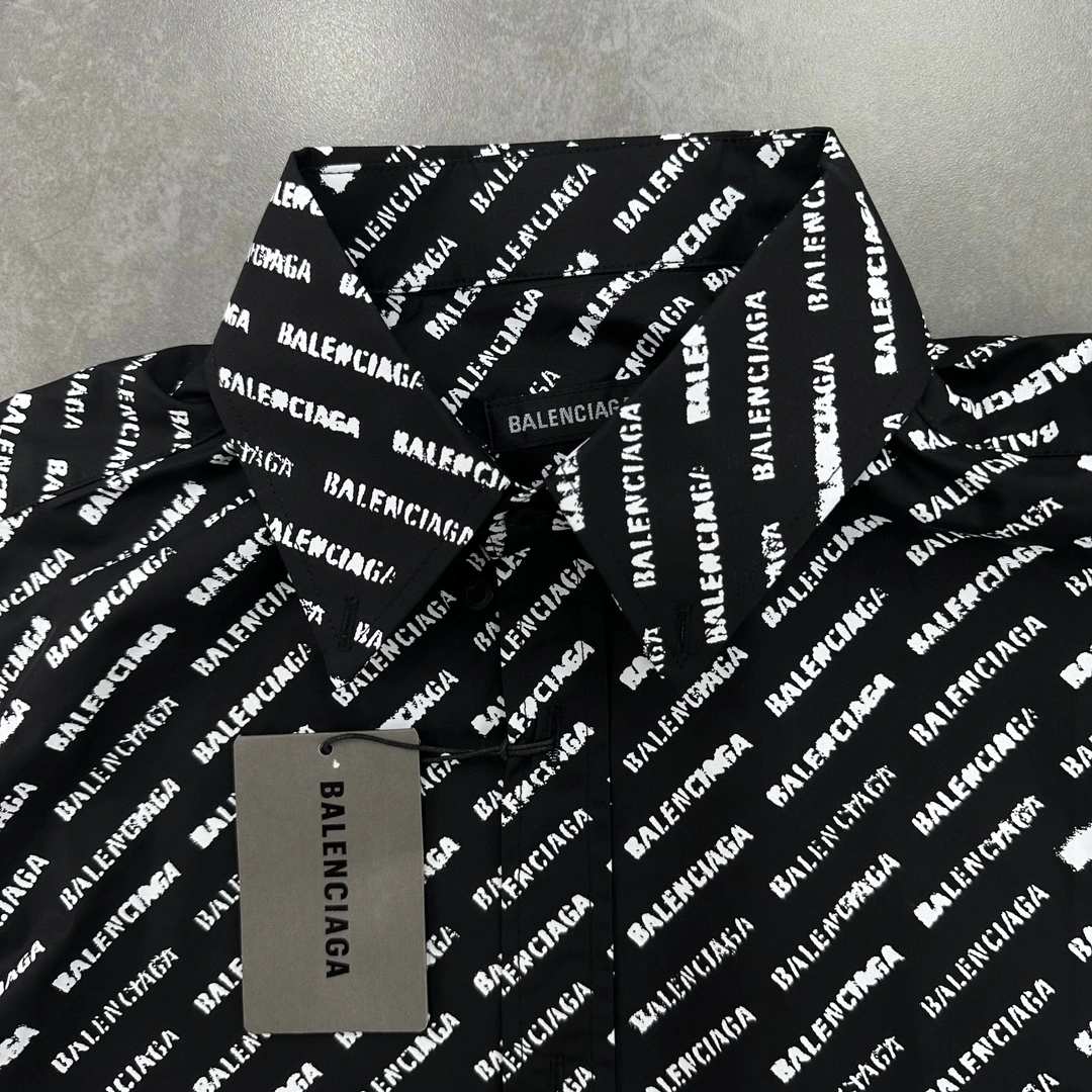 ZeroBulk B*alenciaga shirt Top Quality D17 20240518- 10423