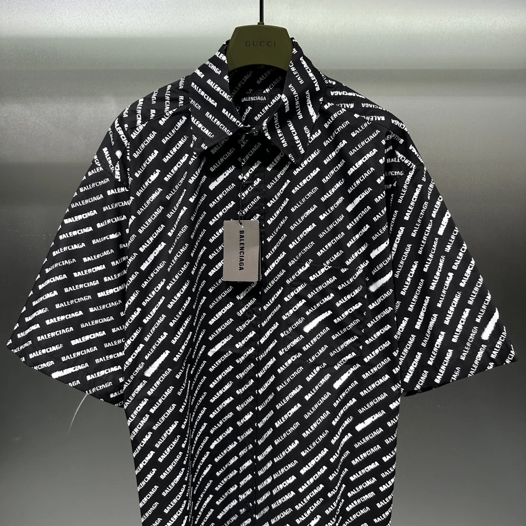 ZeroBulk B*alenciaga shirt Top Quality D17 20240518- 10423