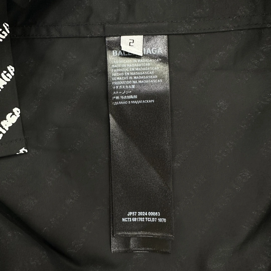ZeroBulk B*alenciaga shirt Top Quality D17 20240518- 10423