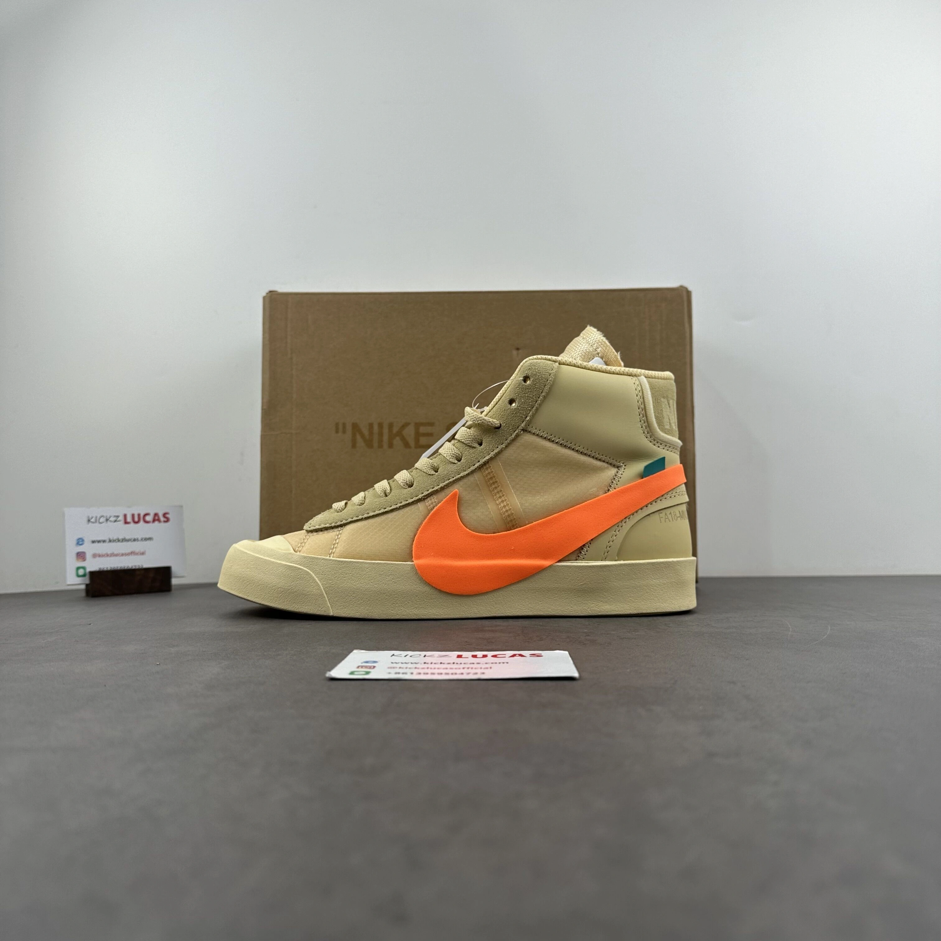Blazer Mid Off-White All Hallow's Eve AA3832- Versatile 1227