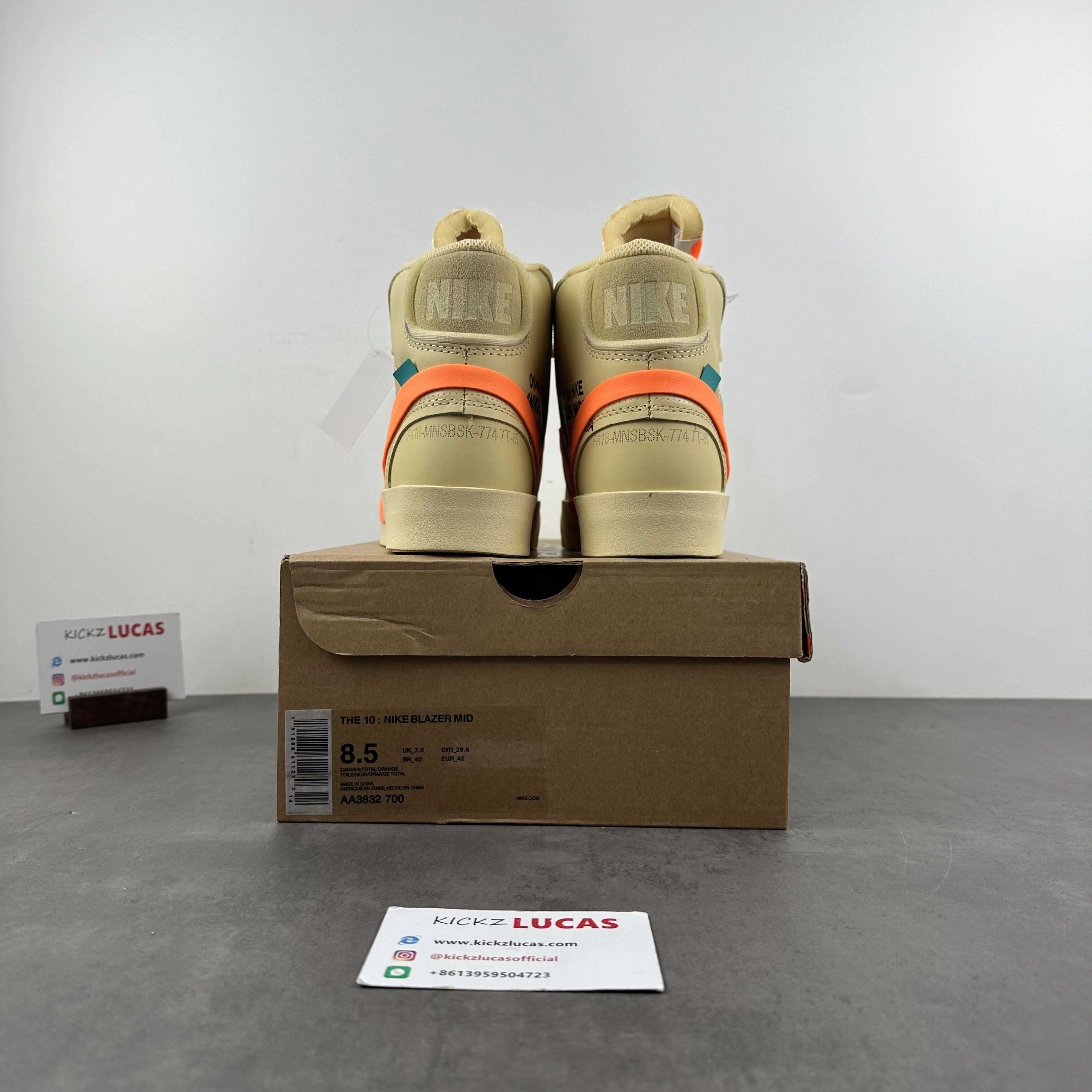 Blazer Mid Off-White All Hallow's Eve AA3832- Versatile 1227