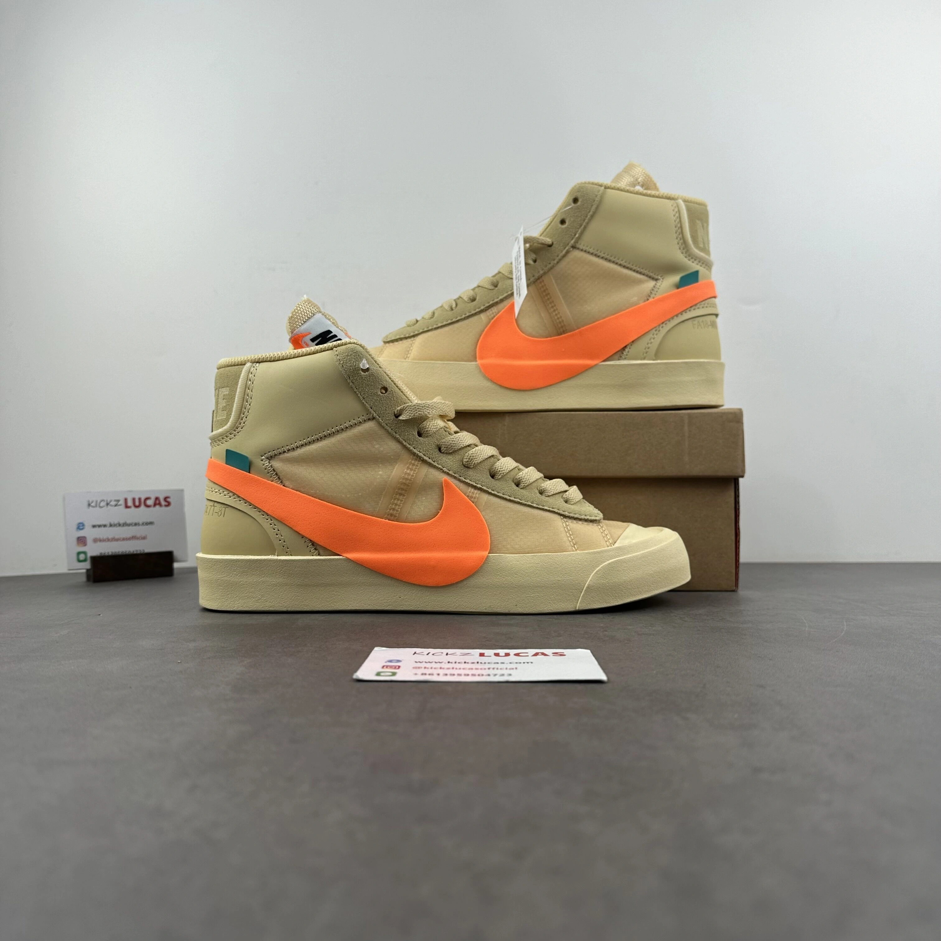 Blazer Mid Off-White All Hallow's Eve AA3832- Versatile 1227