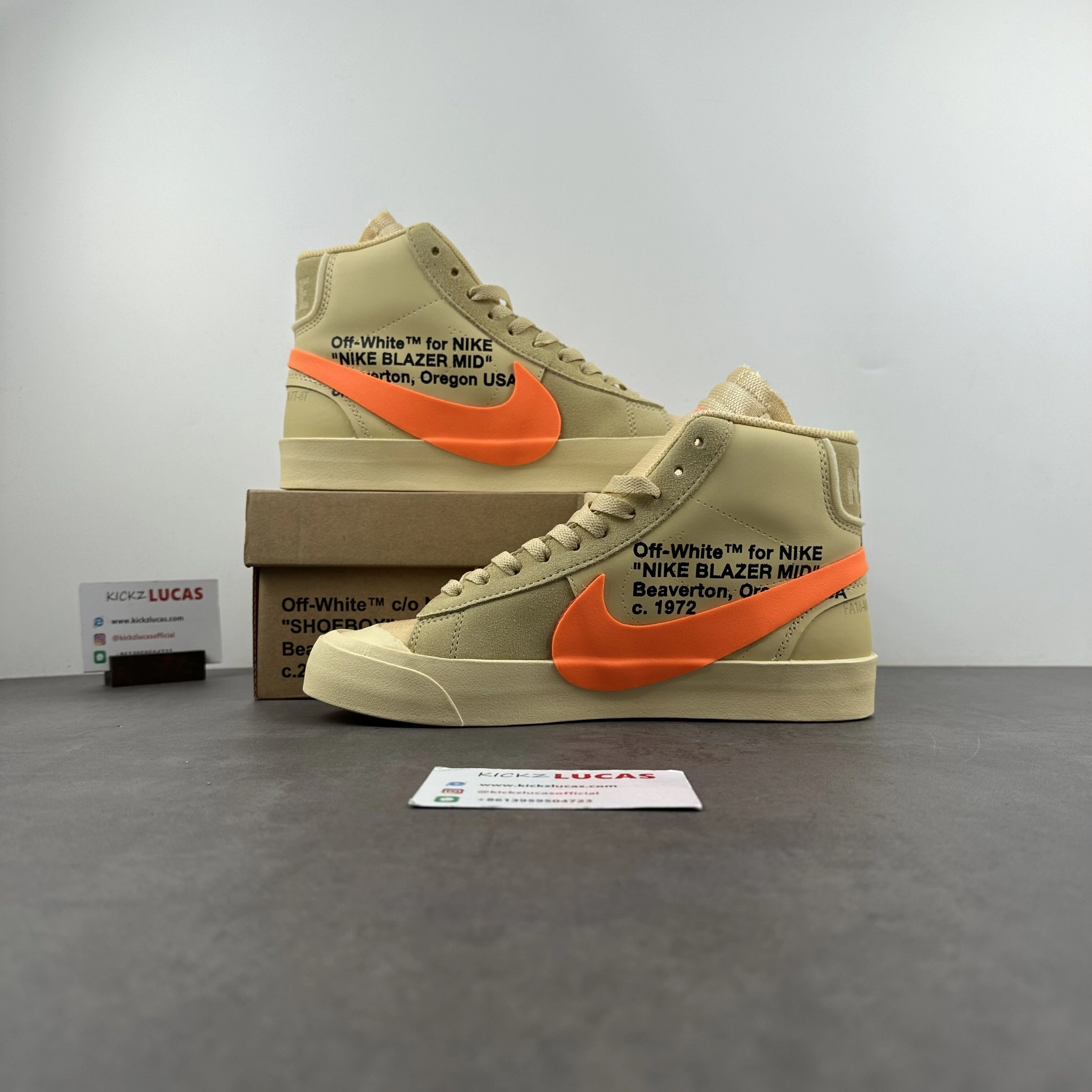 Blazer Mid Off-White All Hallow's Eve AA3832- Versatile 1227