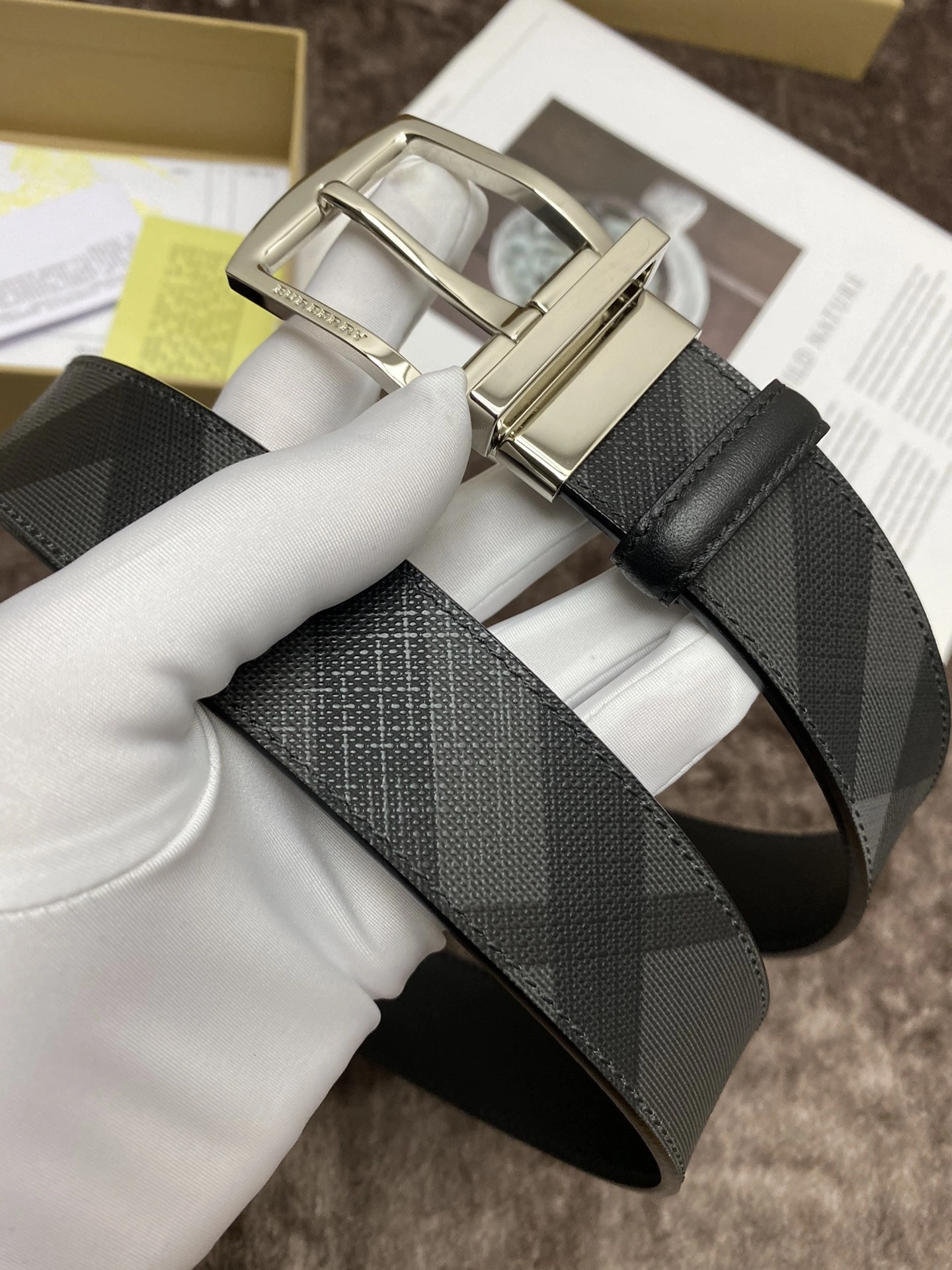 Comfortable B*urberrry Belts AT 20240802- 15595