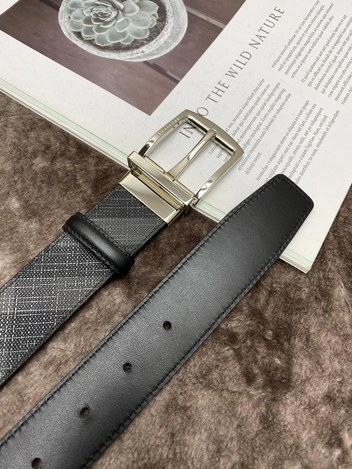 Comfortable B*urberrry Belts AT 20240802- 15595