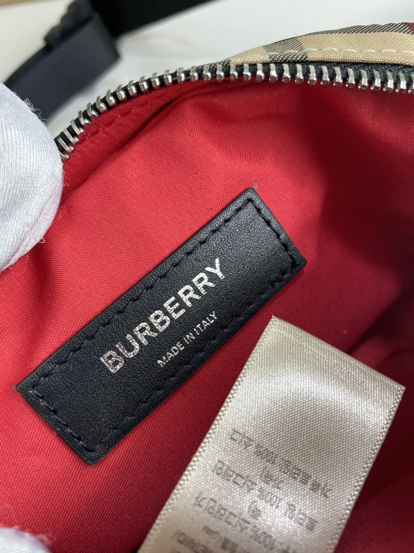 B*urberry Bag Top Quality 18.5*3.7*12.5cm Bright 9366