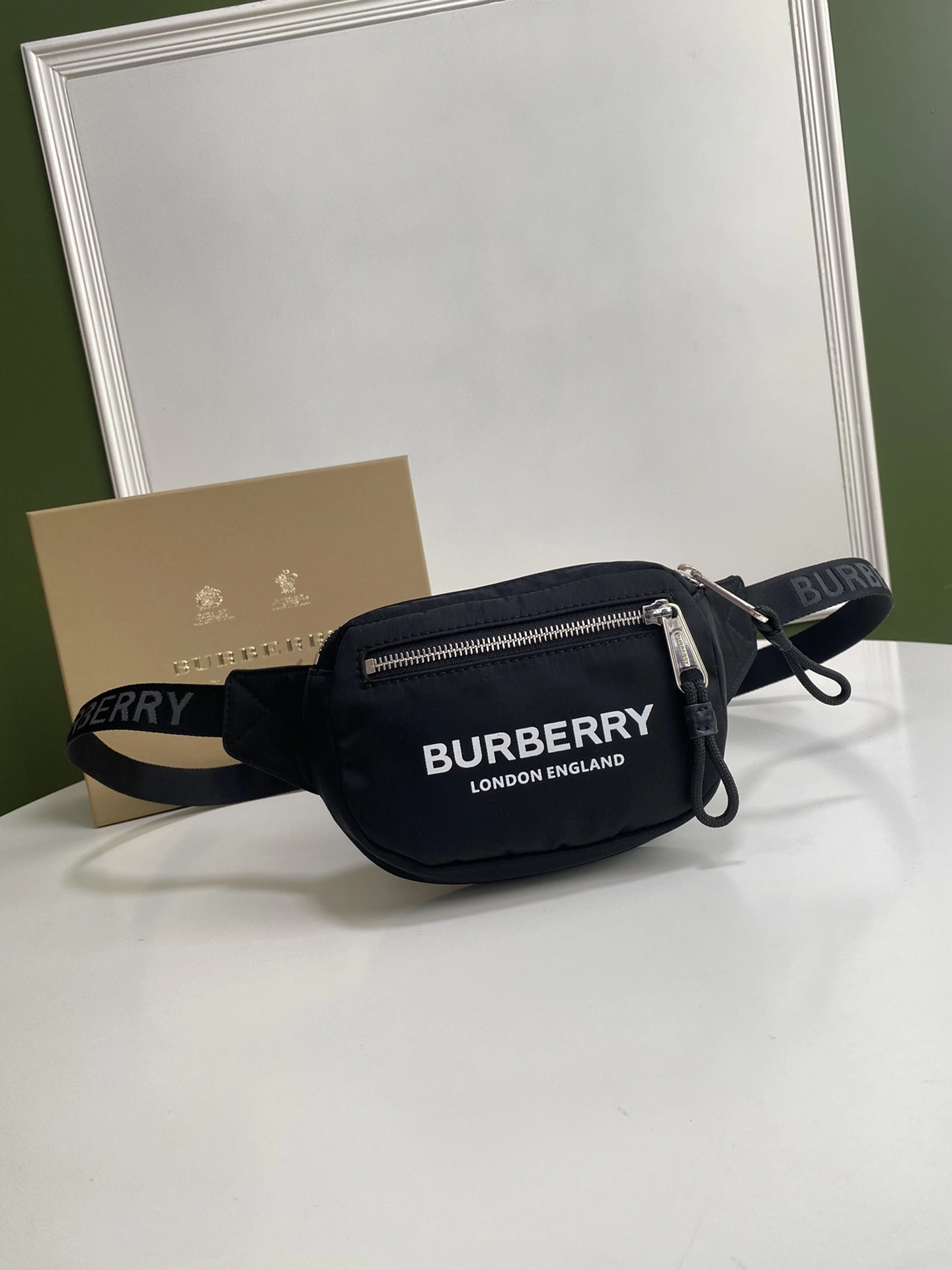 Thermal B*urberry Bag Top Quality 18.5*3.7*12.5cm 9368