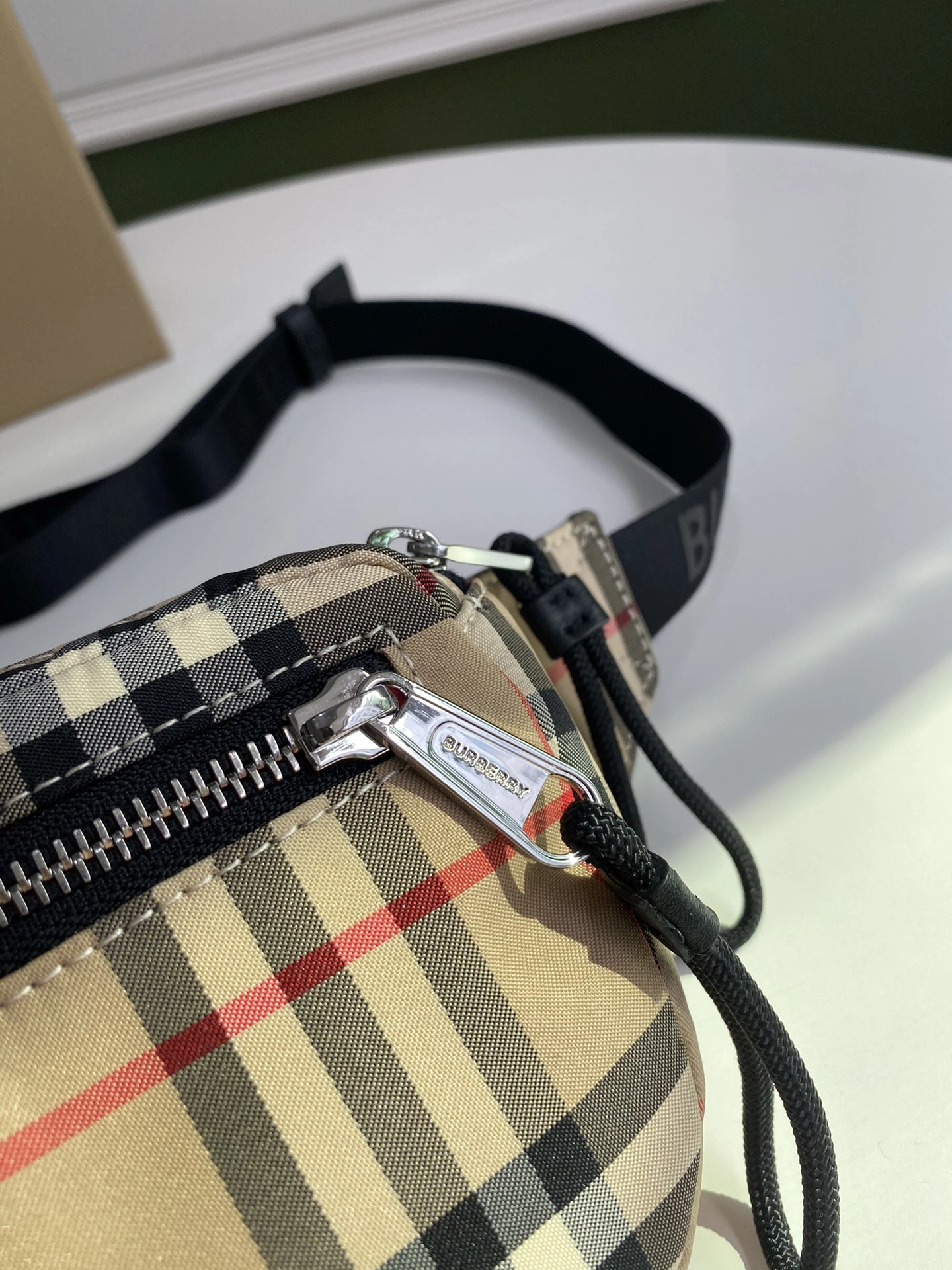 B*urberry Bag Top Quality 18.5*3.7*12.5cm Bright 9366