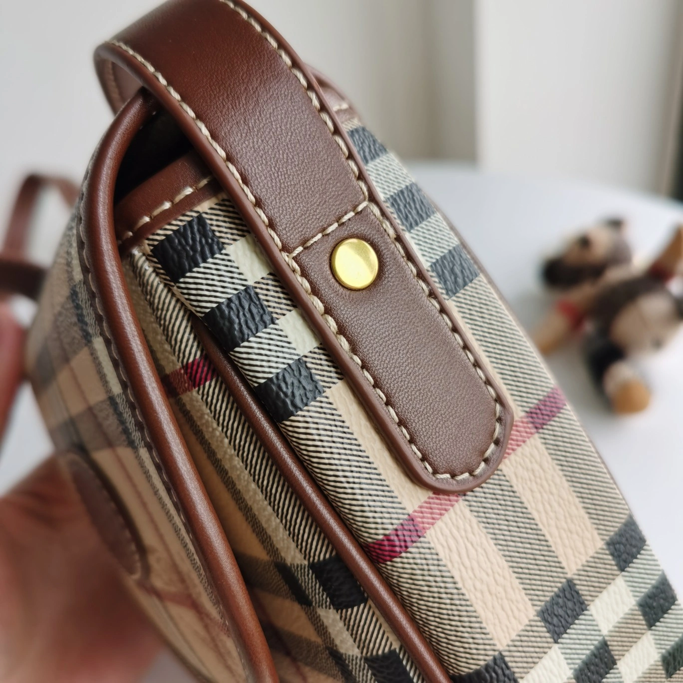 B*urberry Bag Top Quality 18*5*18cm Supportive 9421