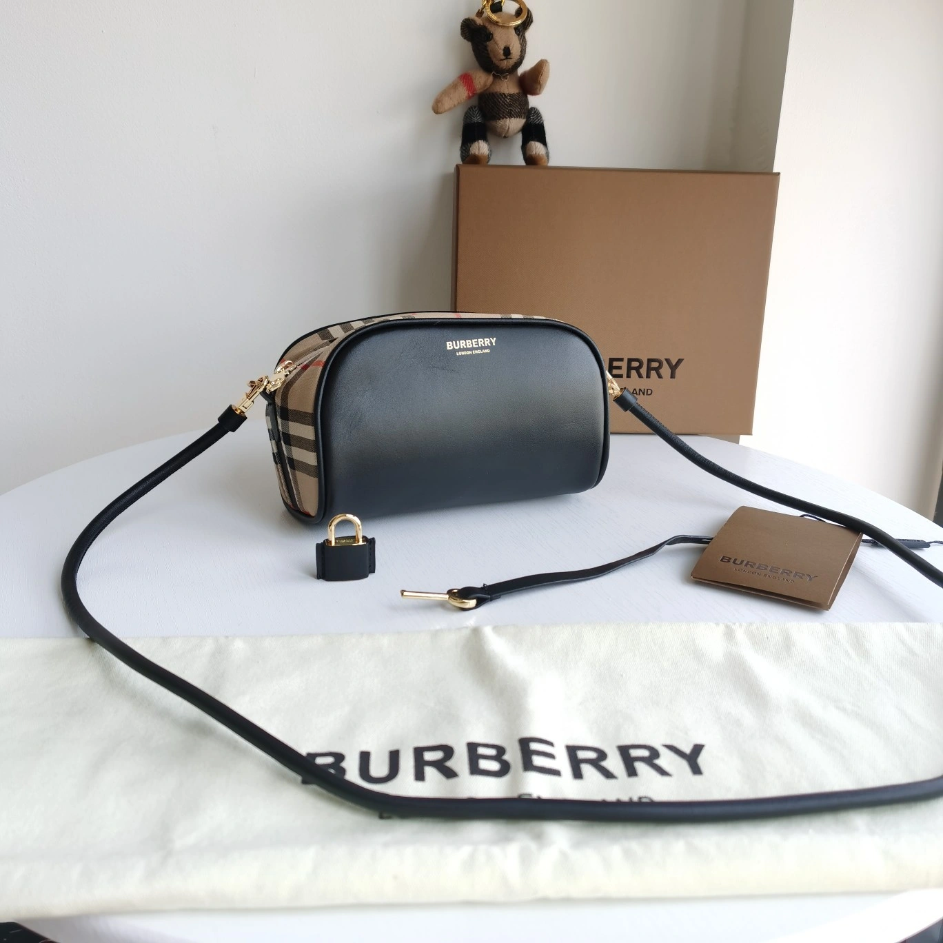 B*urberry Bag Top Quality 18*8*11cm Efficient 9424