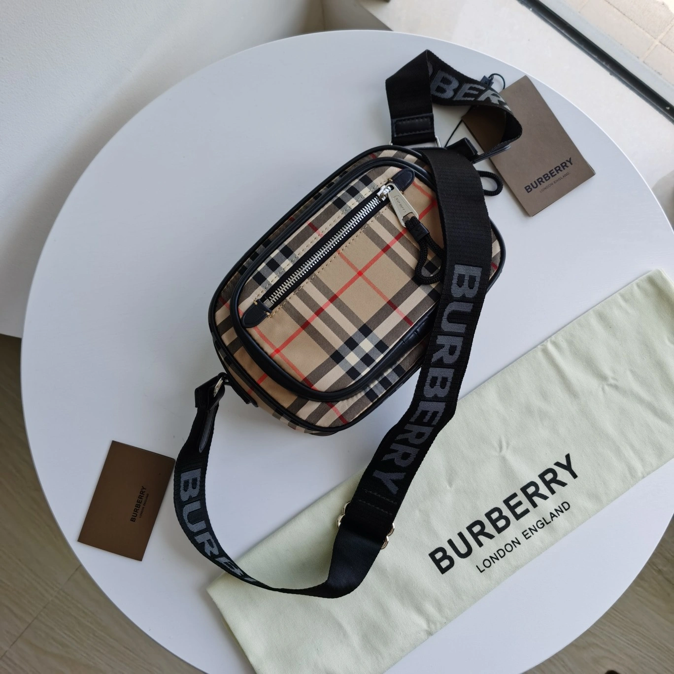 Thermal B*urberry Bag Top Quality 22.5*8.2*14.5cm 9409
