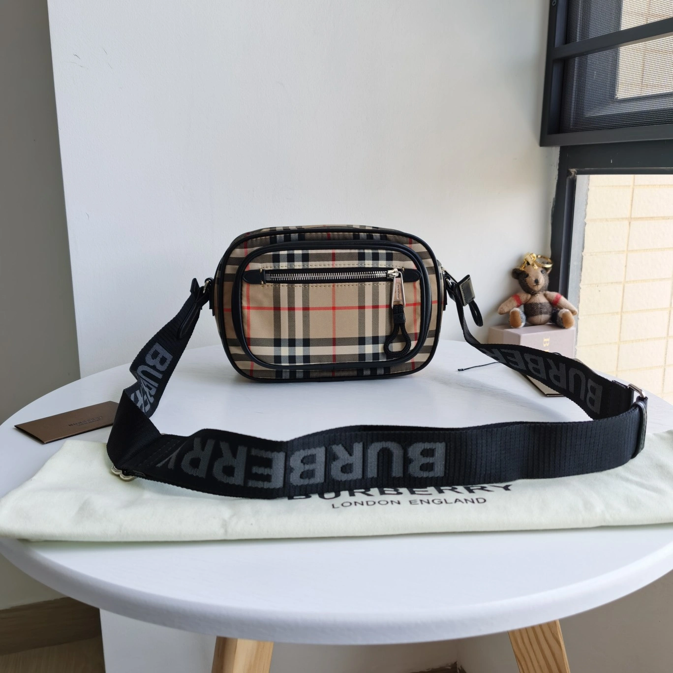 Thermal B*urberry Bag Top Quality 22.5*8.2*14.5cm 9409