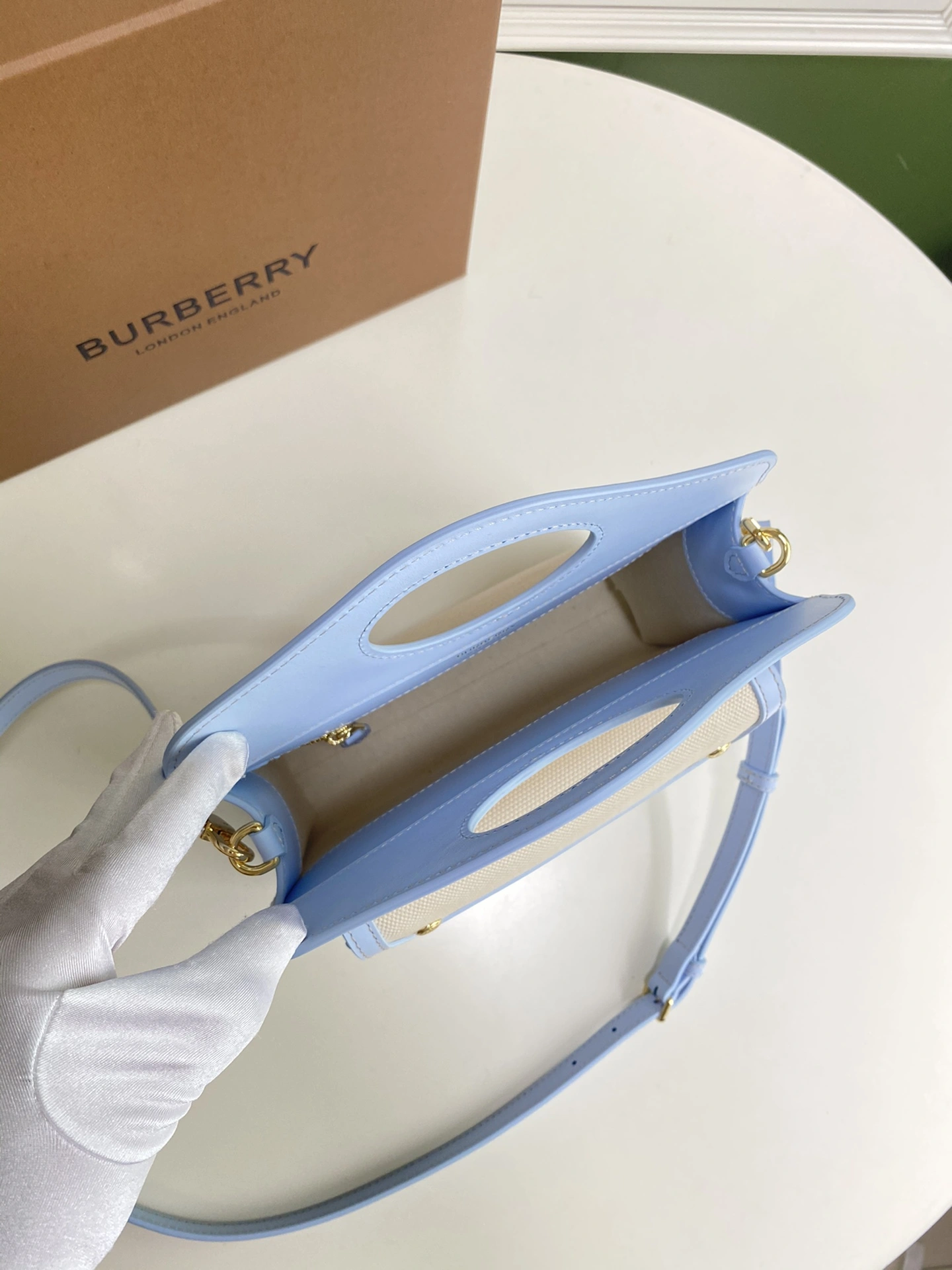 B*urberry Bag Top Quality 23 x 6 x 26.5cm Breathable 9391
