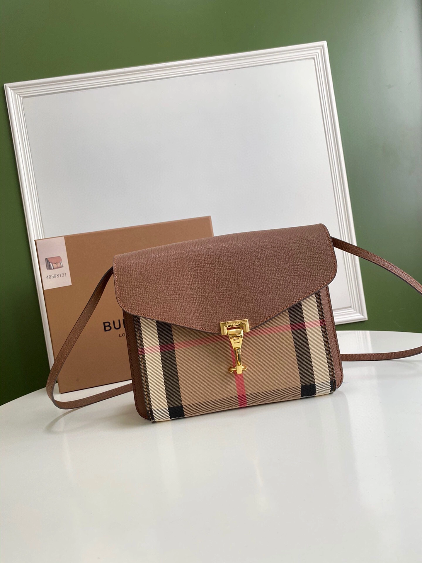 ComfortFit B*urberry Bag Top Quality 24*7*18cm 9401