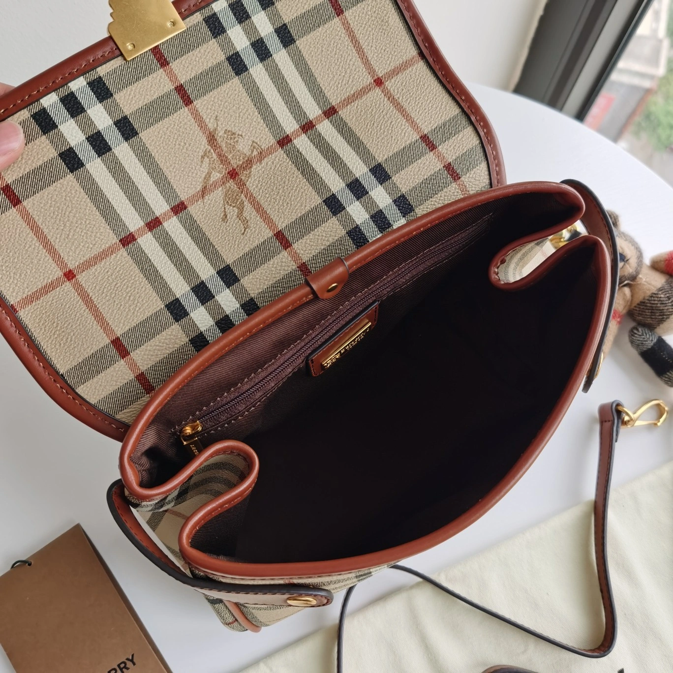 B*urberry Bag Top Quality 26*7*22cm Practical 9422