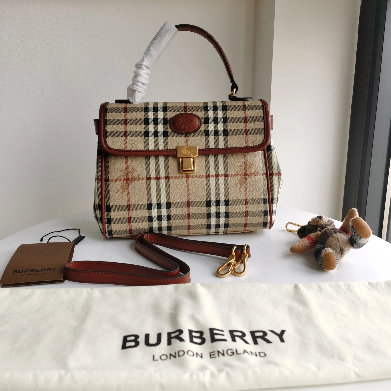 B*urberry Bag Top Quality 26*7*22cm Practical 9422