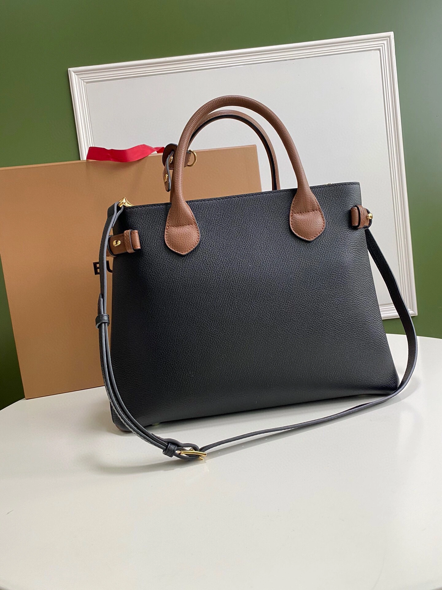 B*urberry Bag Top Quality 34 x 16 x 25cm EasyCare 9394