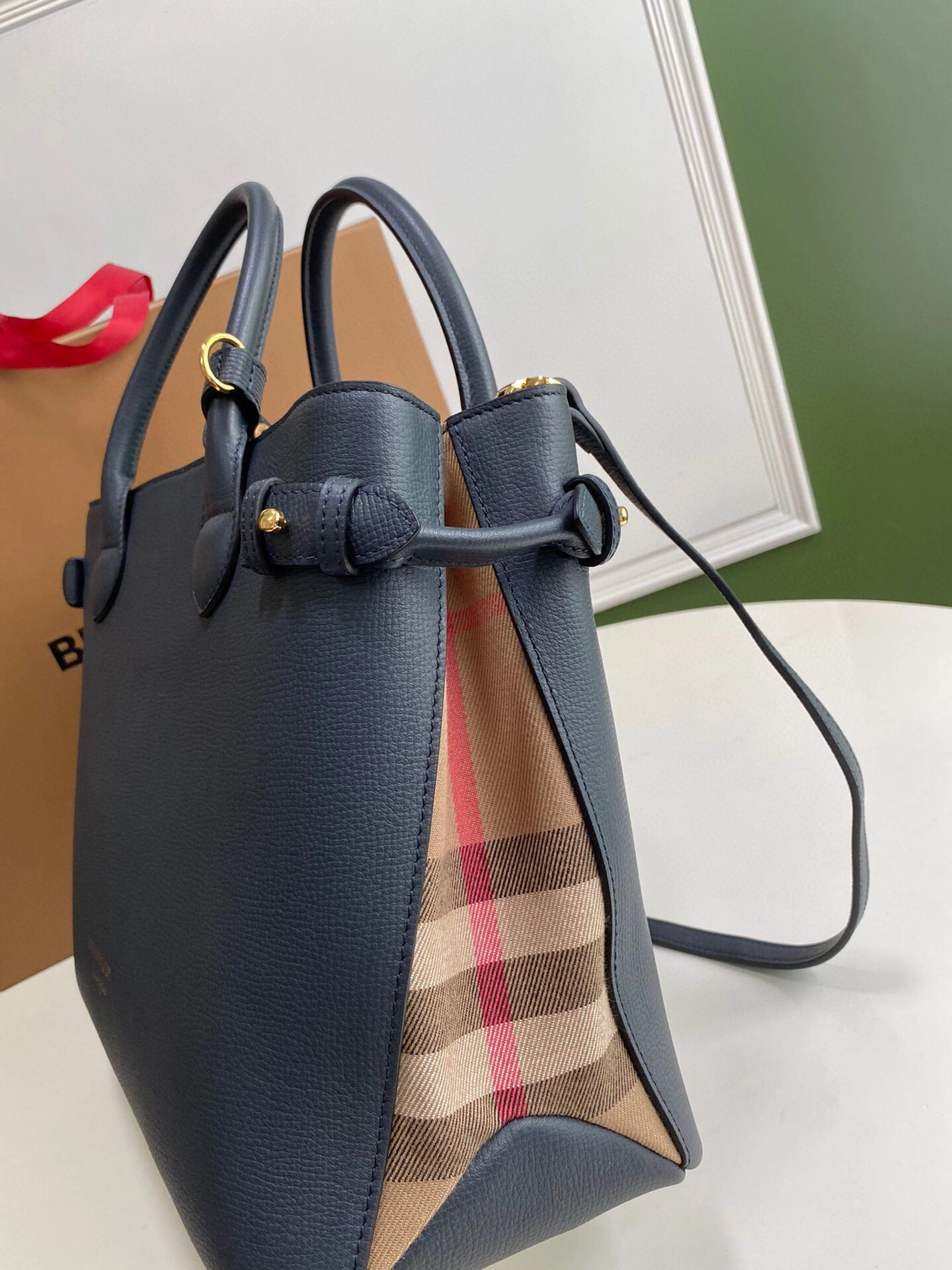 HighQuality B*urberry Bag Top Quality 34 x 16 x 25cm 9392
