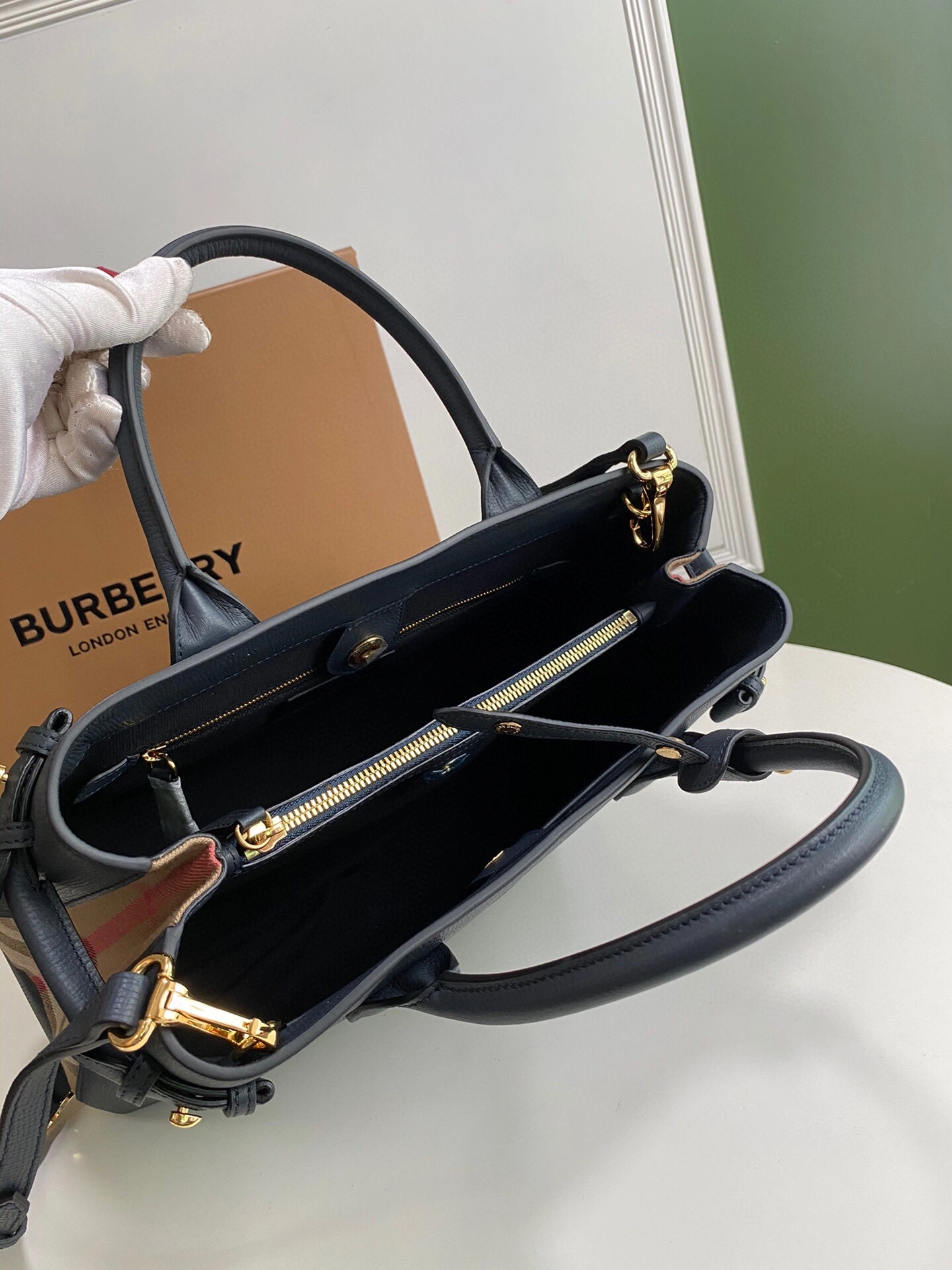 HighQuality B*urberry Bag Top Quality 34 x 16 x 25cm 9392