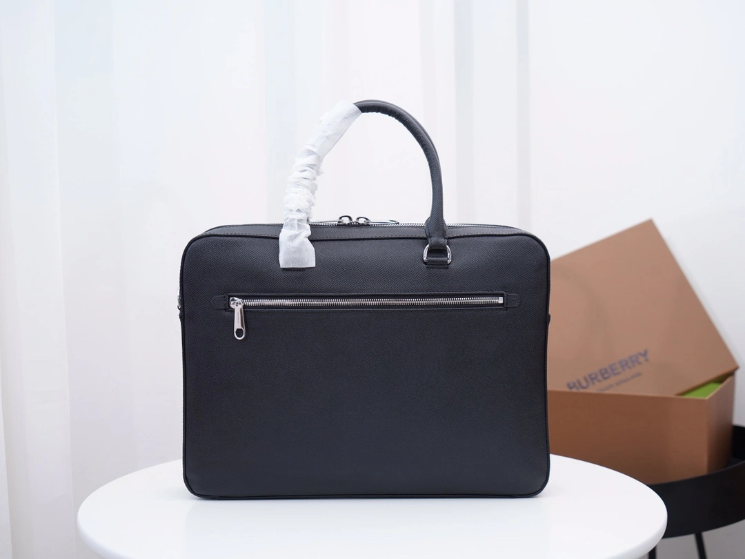 B*urberry Top Bag 38*27*7cm Lightweight 9378