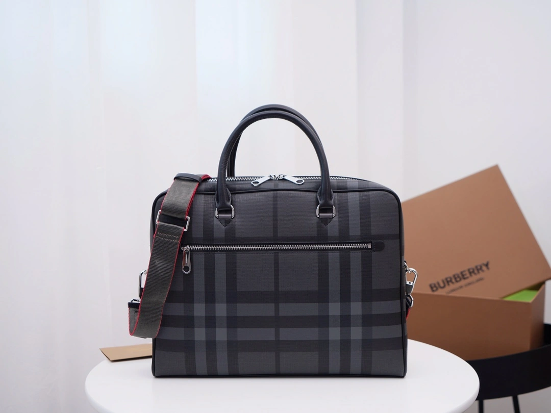 B*urberry Top Bag 38*28*6cm WeatherProof 9376