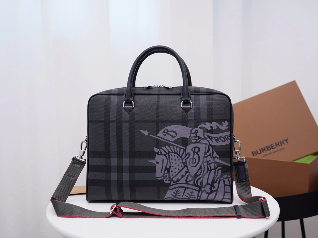 B*urberry Top Bag 38*28*6cm WeatherProof 9376