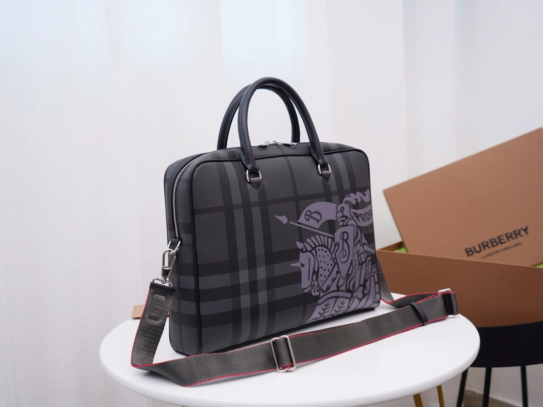 B*urberry Top Bag 38*28*6cm WeatherProof 9376