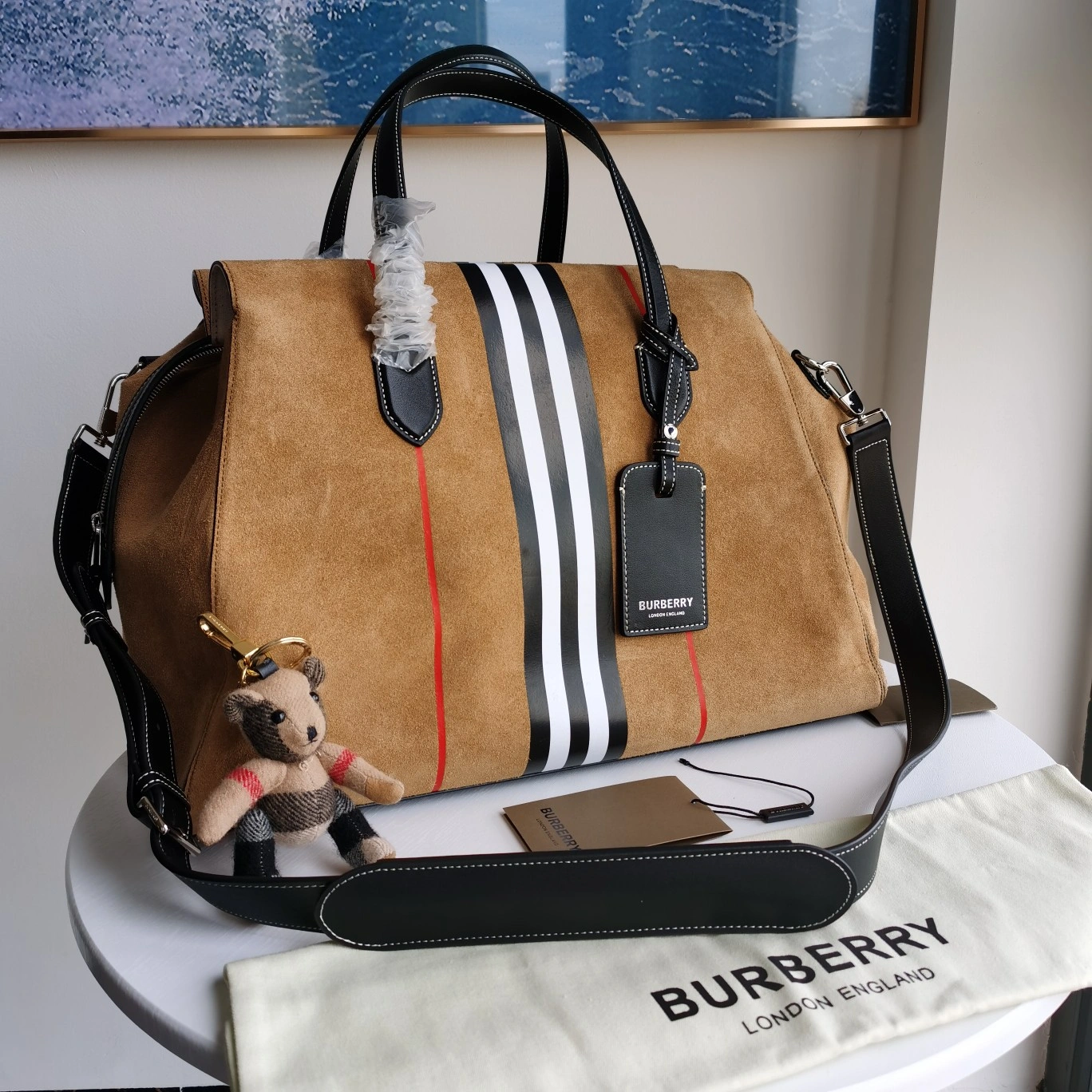 B*urberry Top Bag 46*30*28cm NewStyle 9371