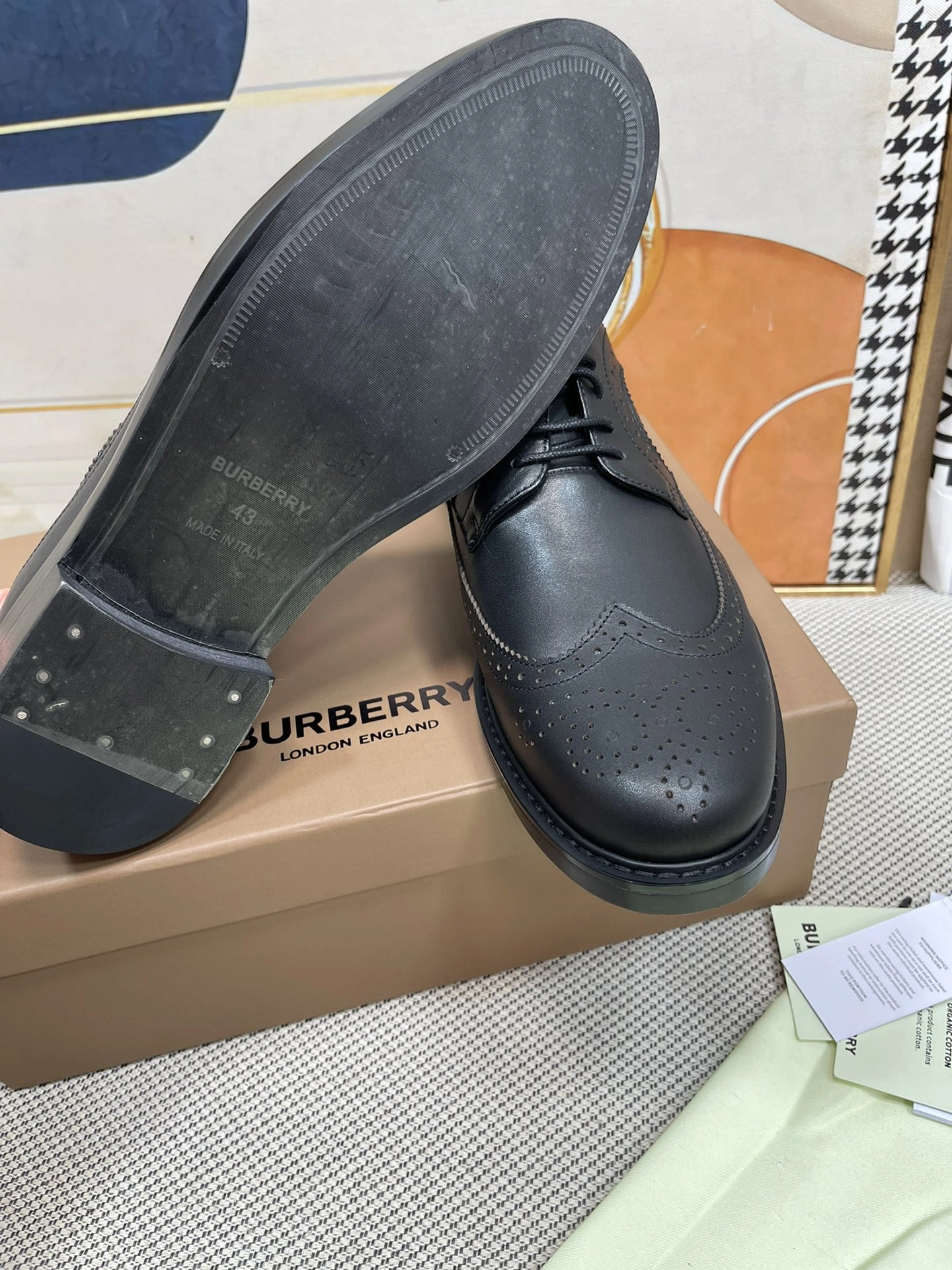 B*urberry Top Loafer CP 20230820- MoistureWicking 6110
