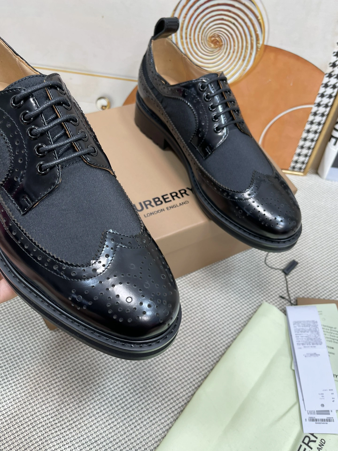Supportive B*urberry Top Loafer CP 20230820- 6111