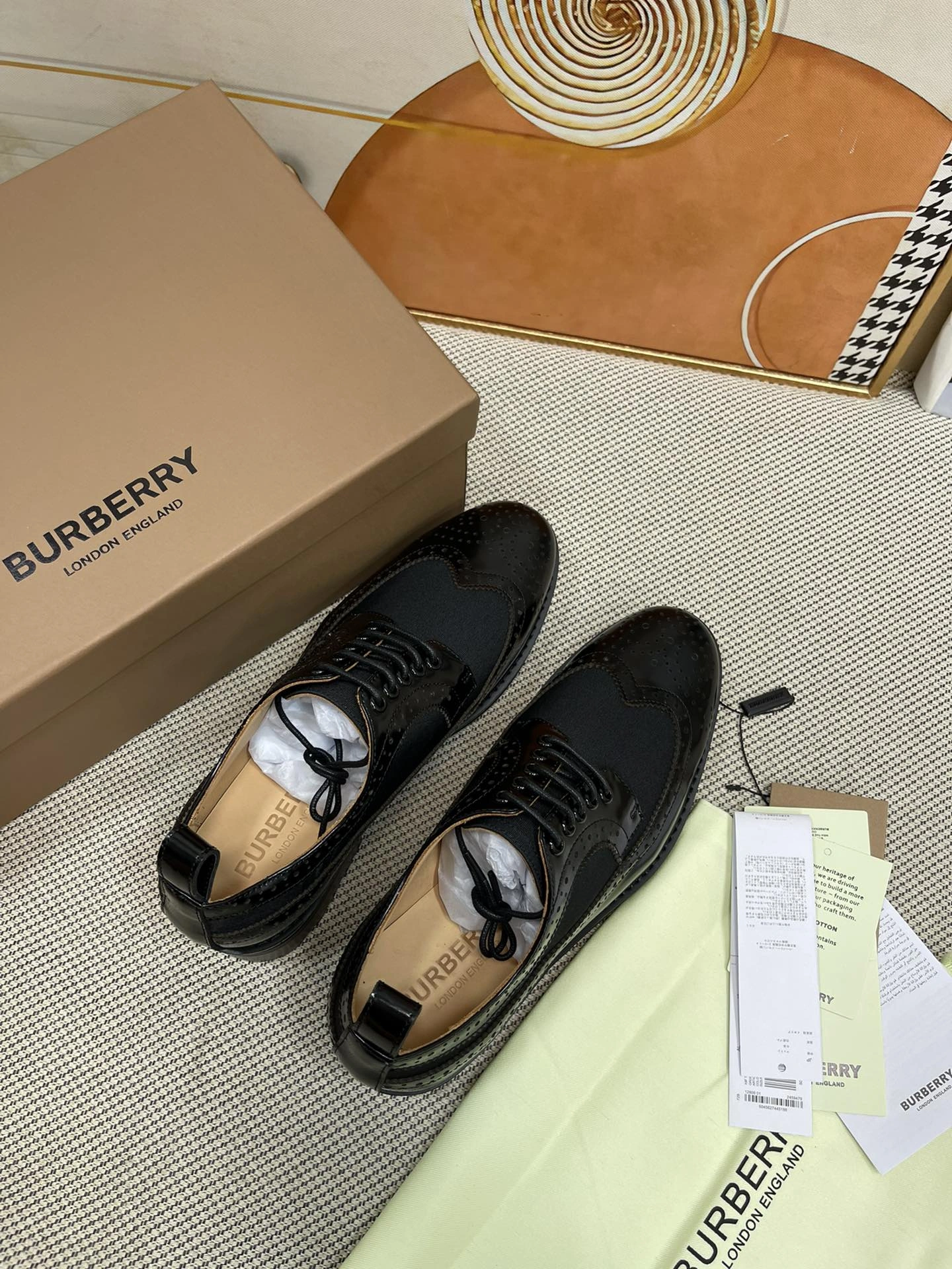 Supportive B*urberry Top Loafer CP 20230820- 6111