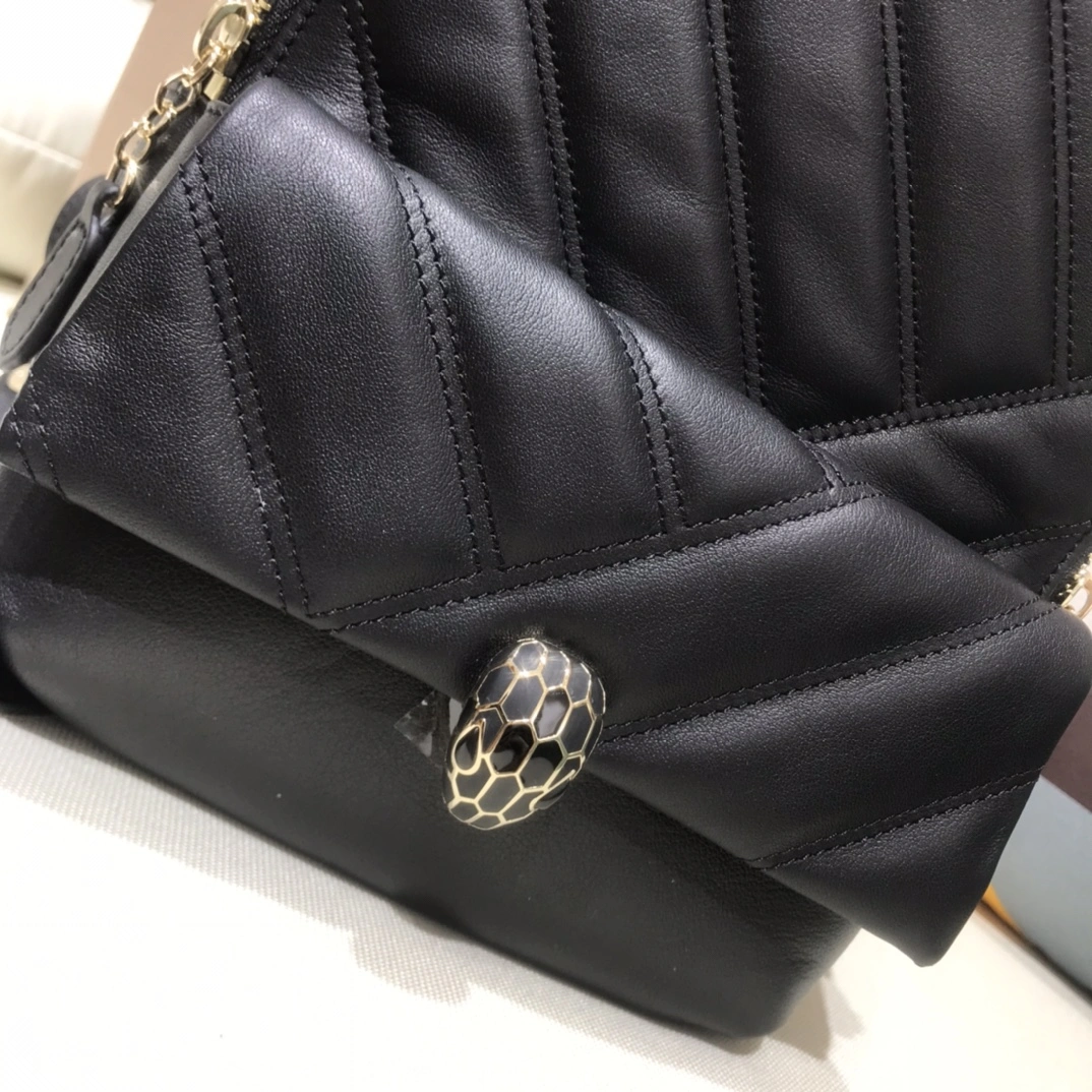 Classic B*vlgari Top Bag 18 * 22 * 11cm 9641