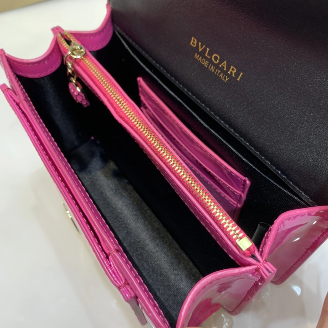 Lightweight B*vlgari Top Bag 19*13*7cm 9624