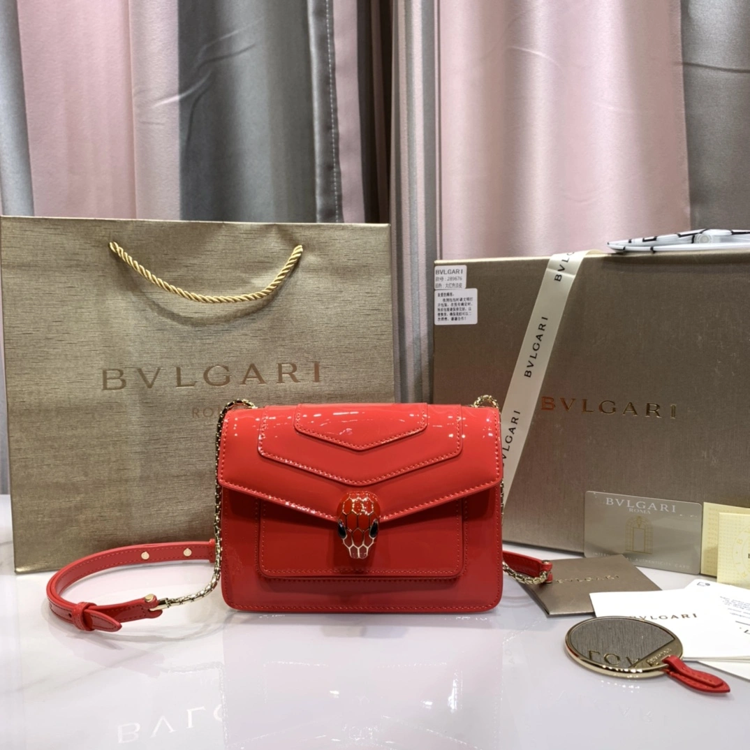 B*vlgari Top Bag 19*13*7cm ZeroBulk 9622