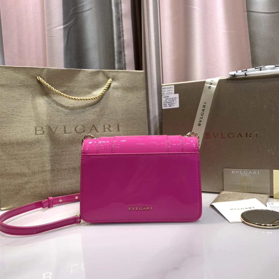 Lightweight B*vlgari Top Bag 19*13*7cm 9624