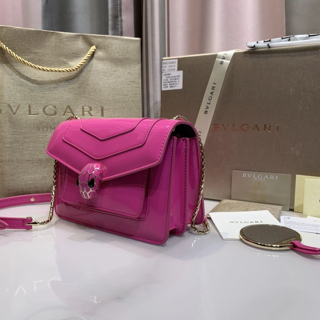 Lightweight B*vlgari Top Bag 19*13*7cm 9624