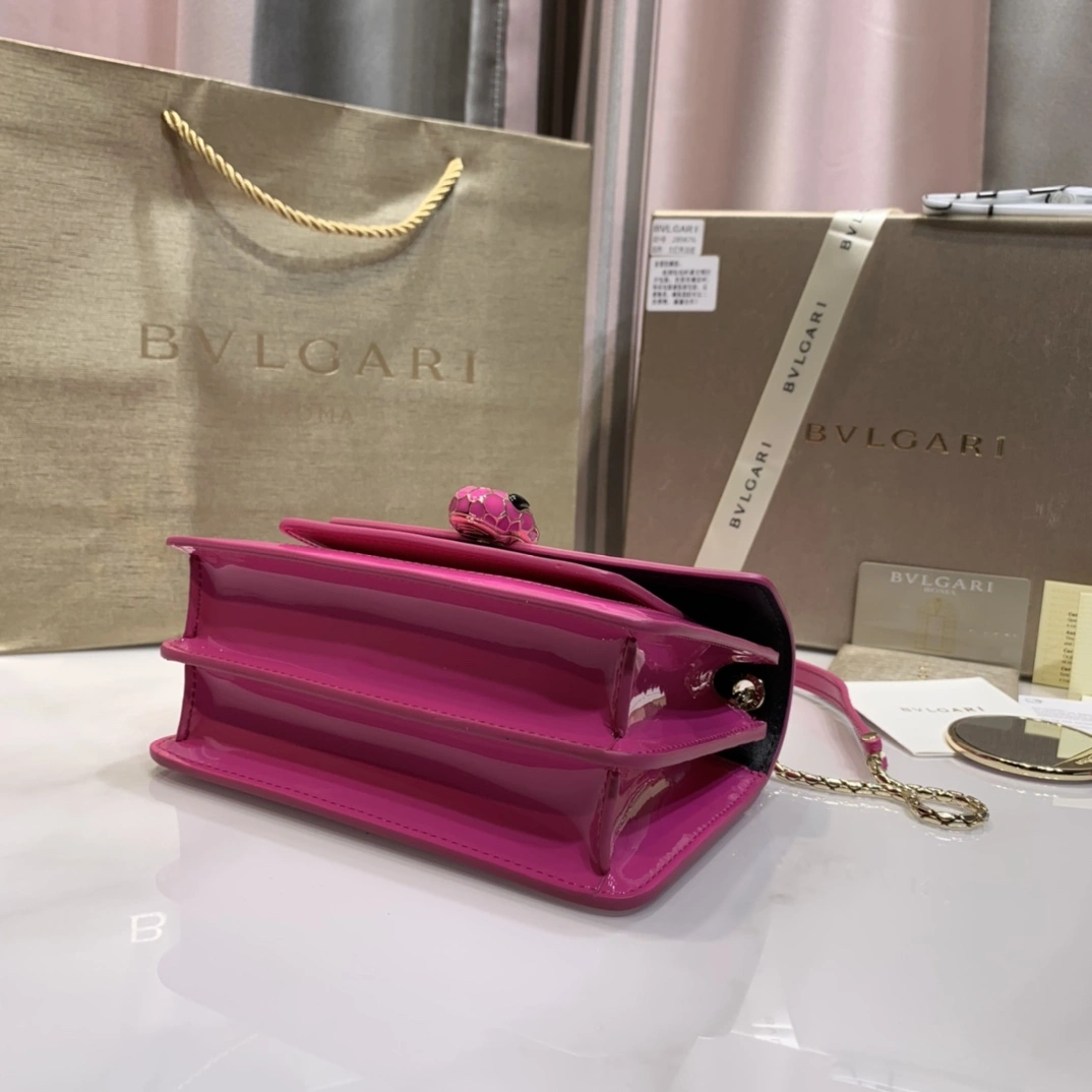 Lightweight B*vlgari Top Bag 19*13*7cm 9624