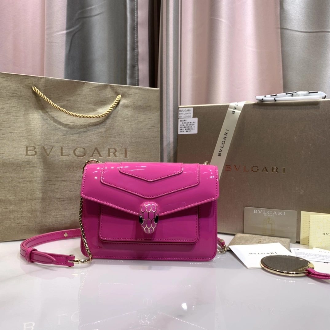 Lightweight B*vlgari Top Bag 19*13*7cm 9624