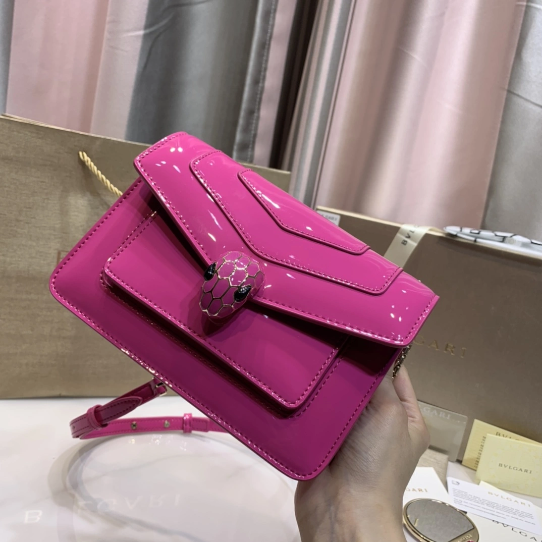 Lightweight B*vlgari Top Bag 19*13*7cm 9624