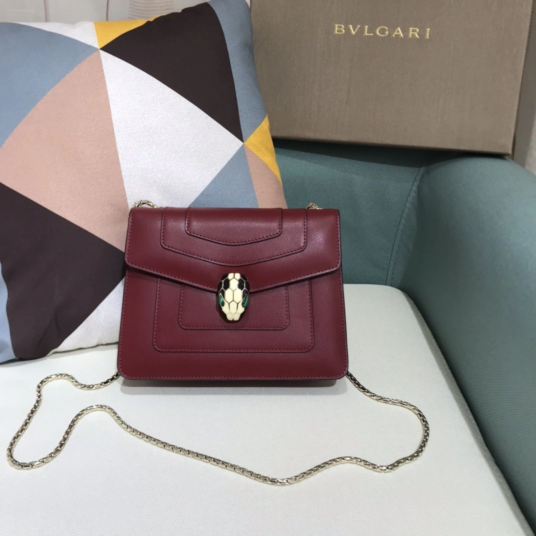 B*vlgari Top Bag 20*14*4.5cm Unique 9631