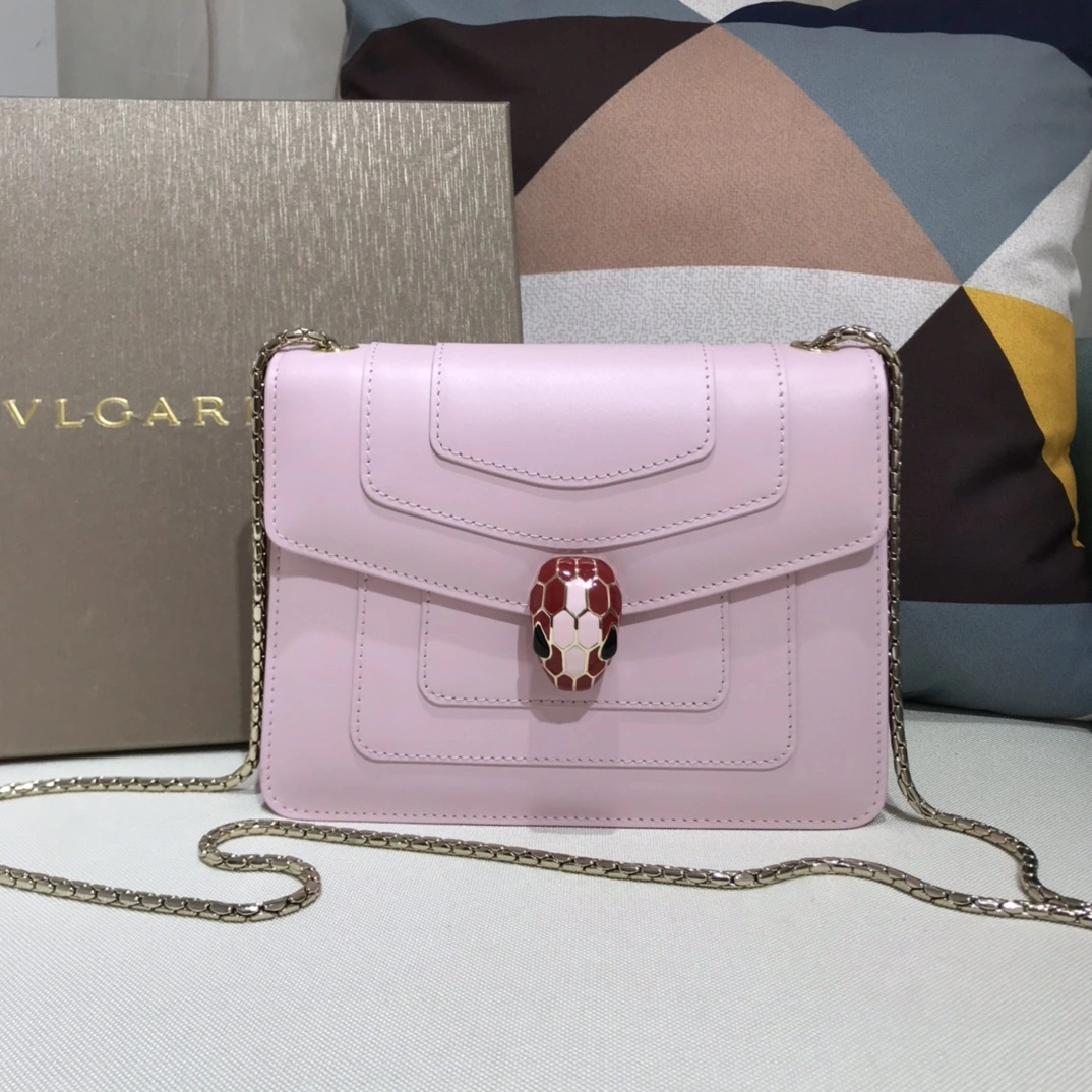 B*vlgari Top Bag 20*14*4.5cm Efficient 9628