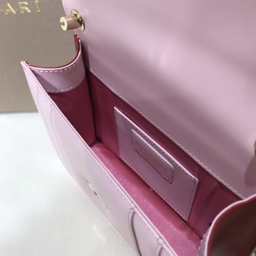 B*vlgari Top Bag 20*14*4.5cm Efficient 9628