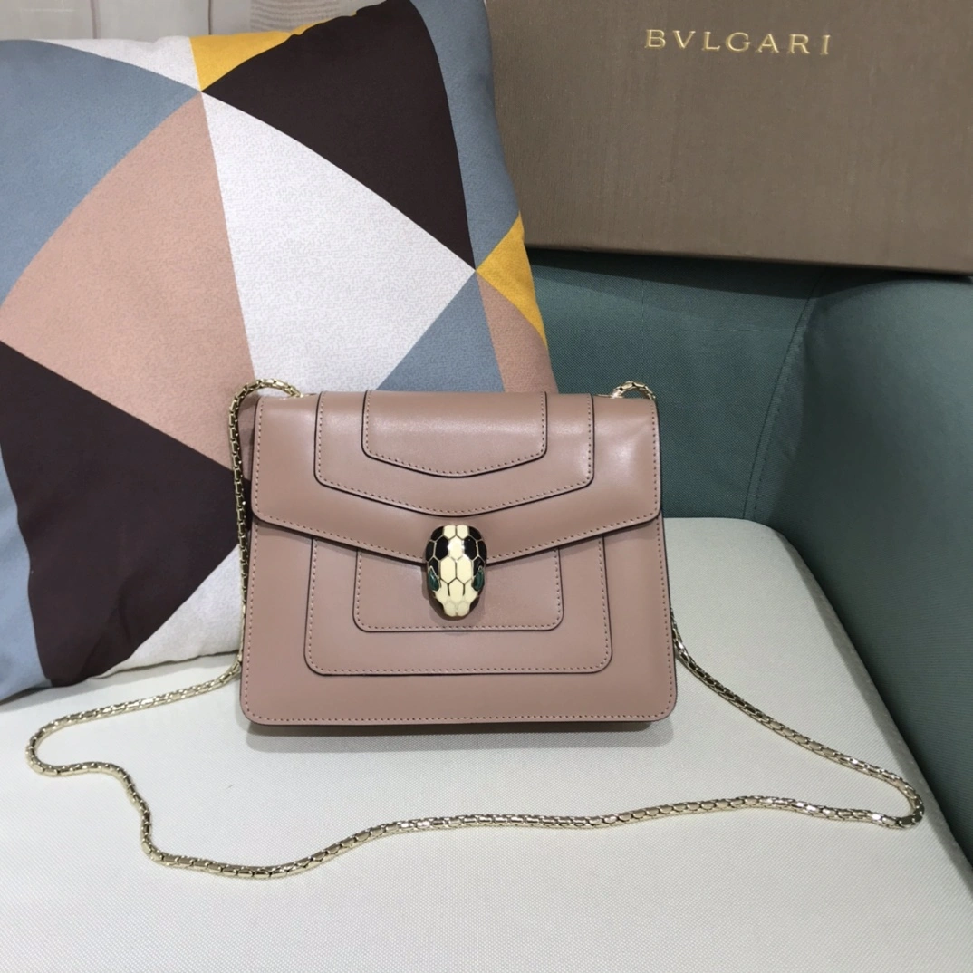 Comfortable B*vlgari Top Bag 20*14*4.5cm 9630