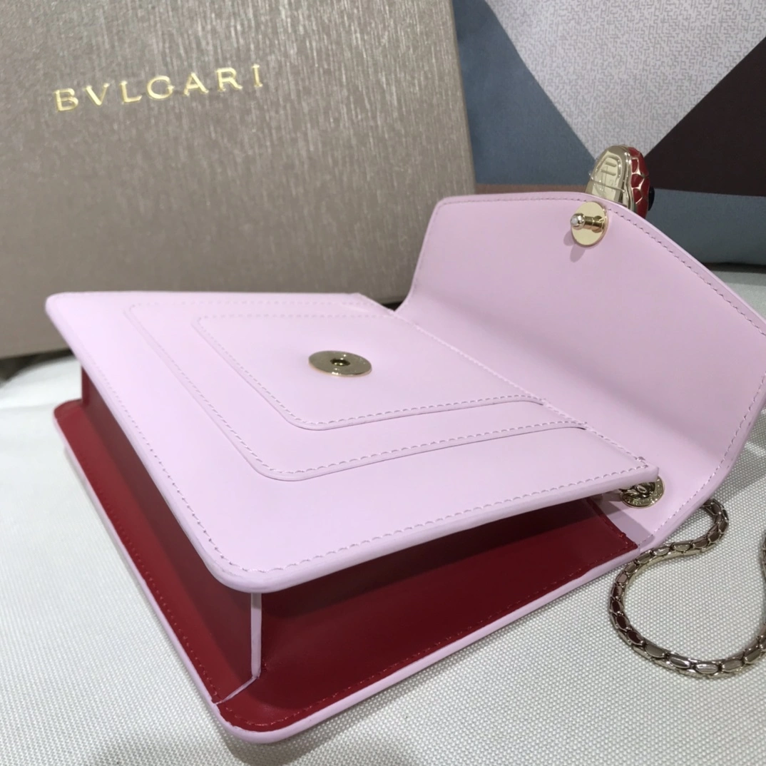 B*vlgari Top Bag 20*14*4.5cm Efficient 9628