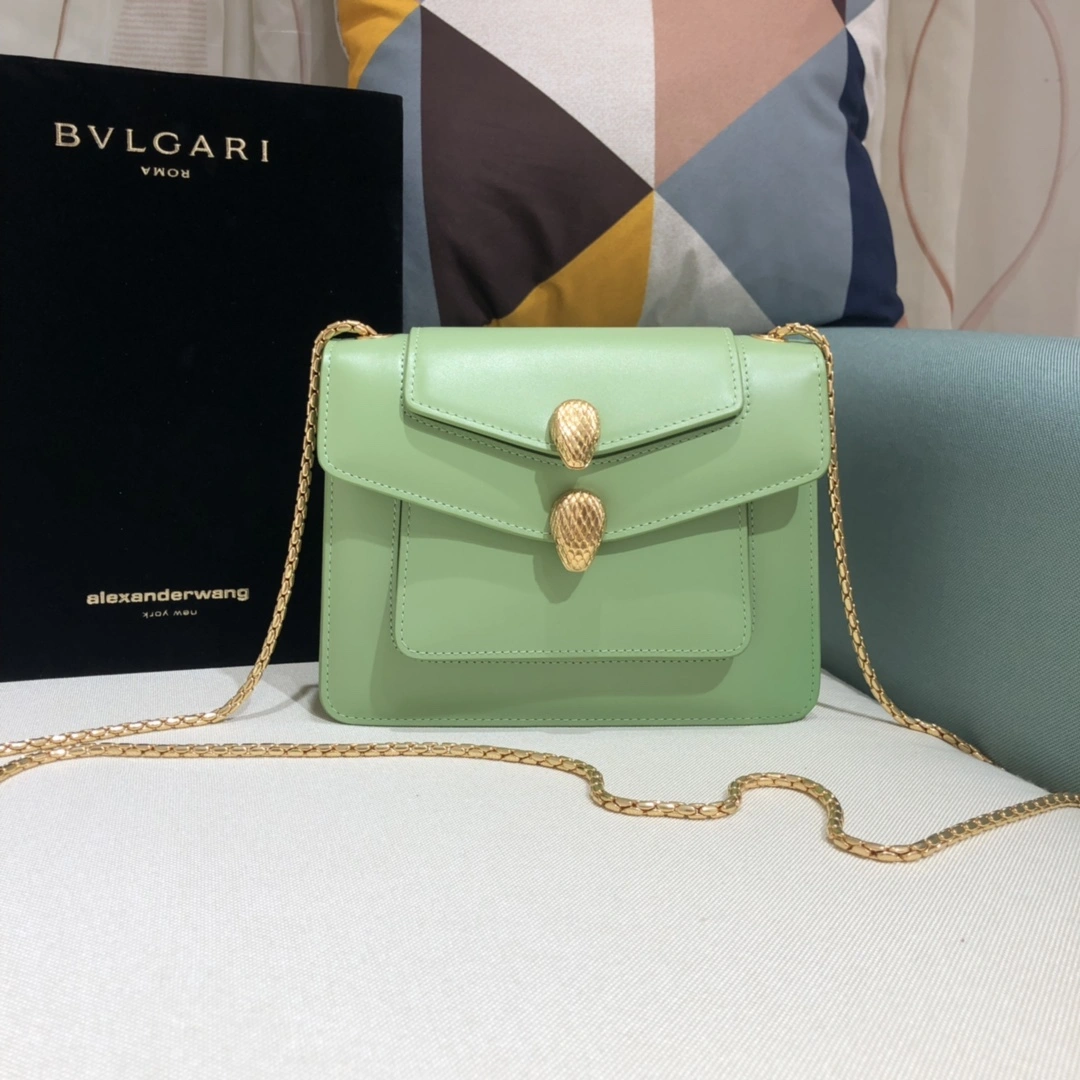 B*vlgari Top Bag 20*15*6.5cm TimelessDesign 9645