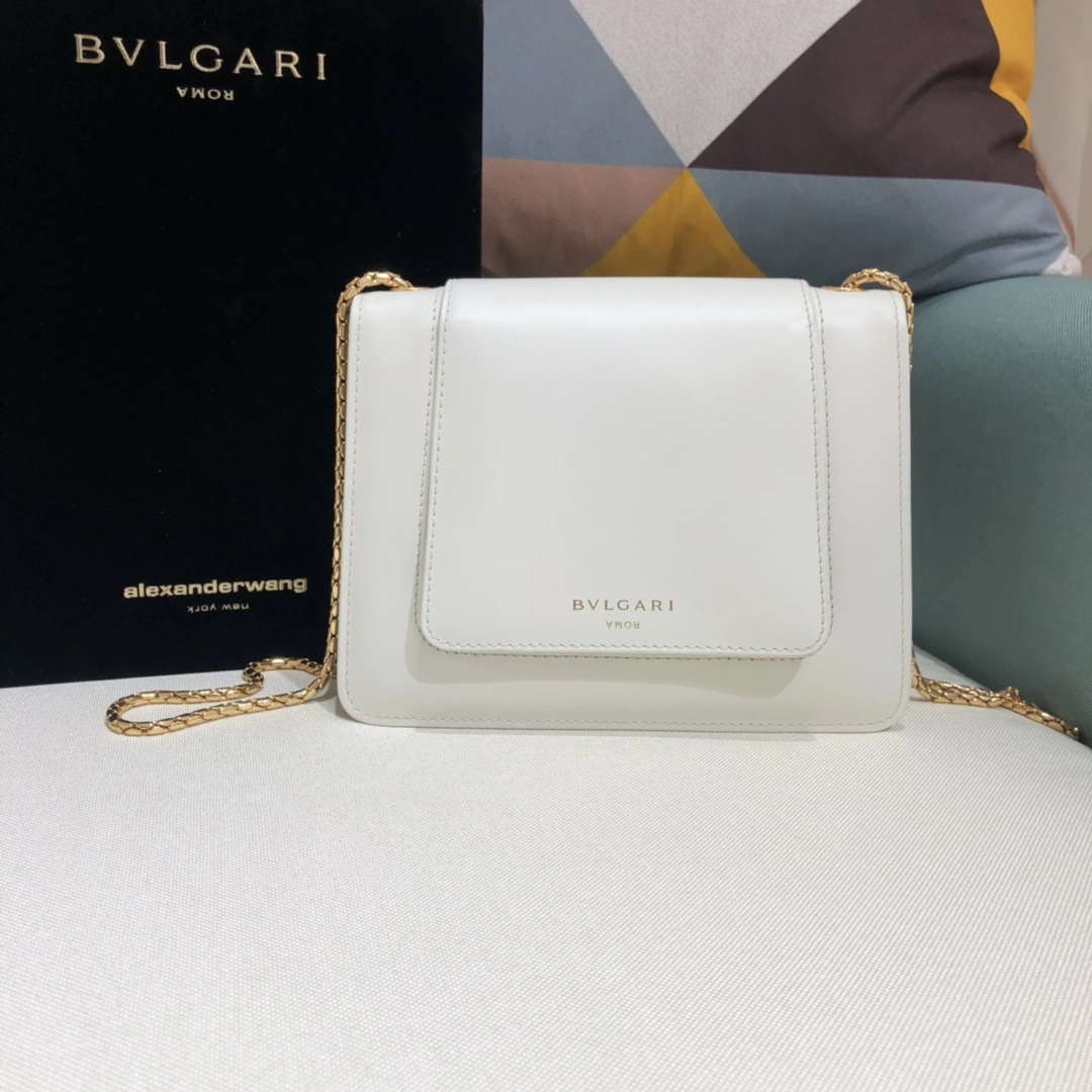 B*vlgari Top Bag 20*15*6.5cm EasyMatch 9643