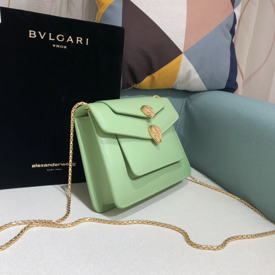 B*vlgari Top Bag 20*15*6.5cm TimelessDesign 9645