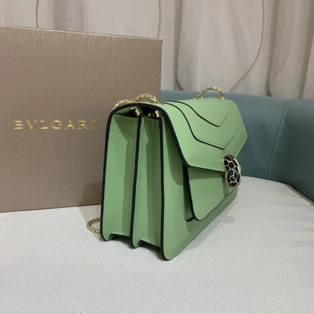 B*vlgari Top Bag 24.5*7*16cm Lightweight 9649